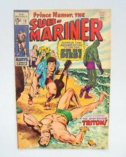 Sub-Mariner #18 Marvel (OCT 1969) Side By Side With Triton picture