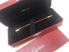 CARTIER Santos de Lacquer Gold-Plated Finish Roller Ballpoint Pen  picture