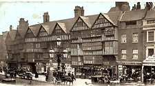 1903 OLD HOUSES IN HOLBORN LONDON CARRIAGES STREET VIEW POSTCARD P1178 picture