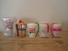 Dunkin Donuts Holiday Ornament Lot of 5 Iced Coffee What Are You Drinkin' + More picture