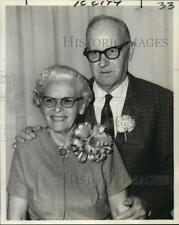 1970 Press Photo Mr. & Mrs. James Walley celebrate 50th wedding anniversary picture
