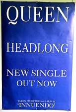 Queen Freddie Mercury Billboard Poster Promotional Head Long New Single 1989 picture