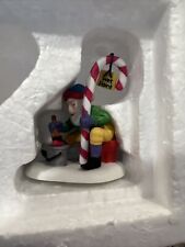Department 56 HERITAGE VILLAGE 1996 “Candy Cane Elves “ Set Of 2 A11 picture