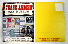 Vintage Jesse James Wax Museum Souvenir Postcard Book - 4