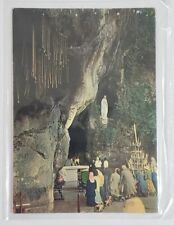 Postcard Lourdes Pyrenees France Holy Place Posted 1976 Writing Stamped picture