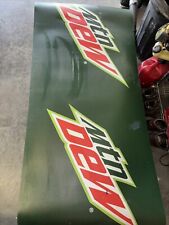 Mountain Dew Sign 6 Feet Long X 30 Inches Wide picture