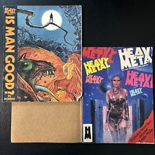 Rare HEAVY METAL Magazine Lot: Is Man Good? by Morbius (1978) + March 1985 Issue picture