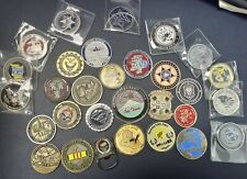 CHALLENGE COIN RANDOM SET OF 10 DIFFERENT MILITARY, POLICE, FIRE picture