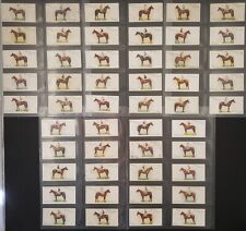 1933 Derby Grand National Winners Player's Cigarettes Tobacco 50 Card Set Horse picture