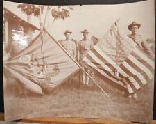 27th Infantry Regiment & U.S. Flags, 4 Soldiers, c.1912 - COPY (050) picture