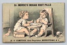 Dr Morses Indian Root Pills Doll Children W H Comstock Morristown New York P759 picture