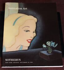 Walt Disney Animation Art / Antique Toys / Entertainment CATALOG Sotheby's 1995 picture