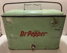 Very Rare Dr Pepper Cooler With Opener By Progress Refrigeration Co. picture