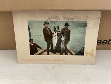 Vtg Postcard Fishermen Lower Columbia River OR 1910 picture
