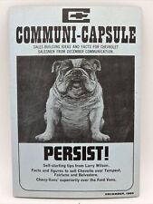 1966 CHEVROLET COMMUNI-CAPSULE Persist Dealer Sales Tips from Larry Wilson picture