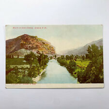 Postcard Utah Echo Canyon Union Pacific Railroad Train Pre-1907 Undivided Back picture