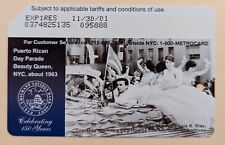 Celebrating 150 yrs- Puerto Rican day parade-Metrocard-Expired Mint cond. picture