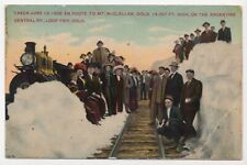Argentine Central Railway Train En Route Mt. McClellan Colorado Antique Postcard picture