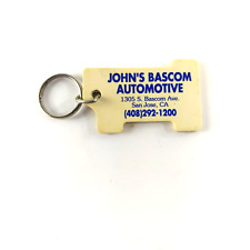 Vintage John Bascom Automotive Number One Keychain San Jose California picture