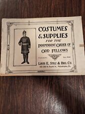Antique 1932 Odd Fellows Costumes And Supplies Catalogue picture