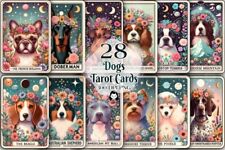 Dogs Tarot Card Sublimation Clipart picture