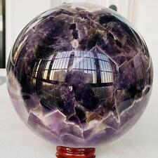 2480g Natural Dream Amethyst Quartz Crystal Sphere Ball Healing picture