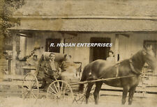 Vintage 1800's HORSE & BUGGY WARREN COUNTY KENTUCKY CABINET CARD PHOTO N3V picture