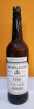 Vintage Savory & James Fino Deluxe Dry Sherry Liqueur Bottle Corked Cap EMPTY picture