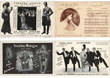 ADVERTISING THEATRE POSTER 9 Vintage Postcards (L3966) picture