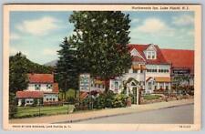 1948 NORTHWOODS INN LAKE PLACID NEW YORK*BATHING BEACH & COCKTAIL LOUNGE SIGN picture