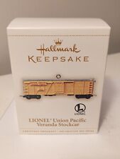 Hallmark Keepsake 2006 Lionel Union Pacific Veranda Stockcar Die-Cast Metal &... picture