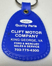 King George Virginia Clift Motor Company Ford Dealership Auto Dealer Keychain picture
