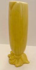 Royal Hickman Yellow Florida Vase - 10 Inches Tall picture