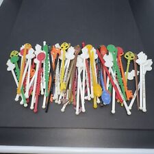 Vintage Plastic Swizzle Sticks Various Sources (x72) picture