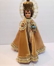 Vintage 1966 Columbia Statuary Jesus Infant of Prague Chalkware Statue 14” Italy picture
