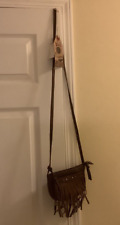 Wallflower fringe small zippered crossbody/should purse New w Tags picture
