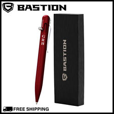 BASTION BOLT ACTION PERSONALIZED PEN Customized Engraved Aluminum Red Gift Pens picture