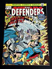 The Defenders #6 (1973) 1st App. Cyrus Black High Grade VF 8.0 picture