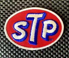 STP EMBROIDERED SEW ON PATCH AUTOMOBILE MOTOR OIL & ADDITIVES 4 1/4