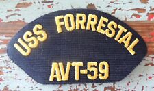USS Forrestal CV-59 Patch Military US Navy Ship Supercarrier picture