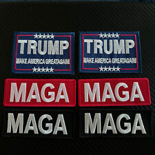 (6) PRESIDENT TRUMP MAGA 2024 AMERICA FIRST EMBROIDERED PATCH PATCHES NEW 🇺🇸 picture