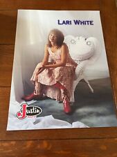 Vintage Justin Boots Lari White poster picture