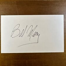 Bill Macy  Hand Signed 3x5 Index Card  Autograph picture