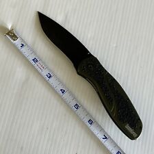 Kershaw 1670OLBLK Folding Pocket Knife Drop Point Plain Edge picture