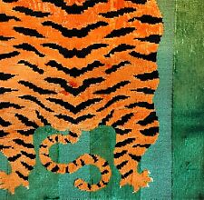 SCHUMACHER Jokhang Tiger Velvet Green Remnant New picture