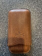 Pheasant Leather Cigar Case 3 Pocket  picture