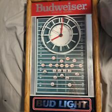 Vintage RARE Bud Light vs Budweiser Clock (Works) picture