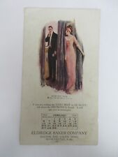 1916 February Calendar Eldridge Baker Company Ink Blotter Hide and Seek picture