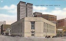  Postcard Public Library Forth Worth Texas picture
