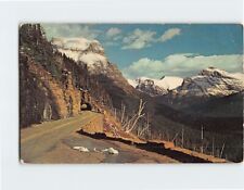 Postcard Mt. Clements Tunnel And Going To The Sun Mountain Montana USA picture